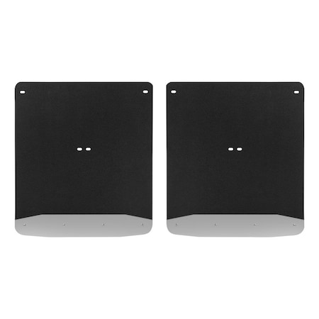 Luverne Truck Equipment 07-14 SILVERADO/SIERRA DUAL WHEEL-REAR ONLY TEXTURED RUBBER MUD GUARDS 20IN x 12IN 250744